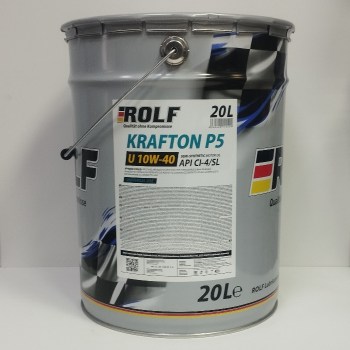 Масло моторное ROLF Krafton P5U 10W40 20л.№322546